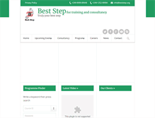 Tablet Screenshot of beststep.org